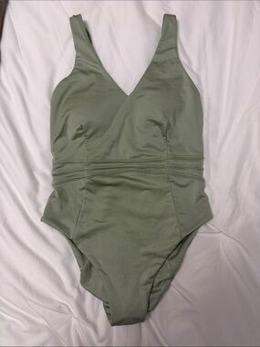 Buff Bunny Sage Green One-Piece Swimsuit